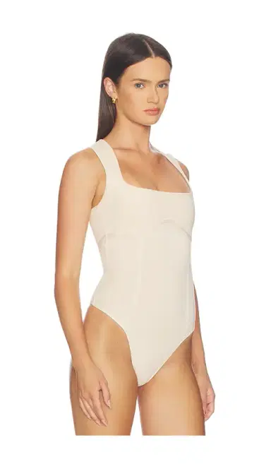 Fleur du Mal Organic Cotton Scoop Neck Bodysuit | Thumbnail 3 Fleur du Mal Organic Cotton Scoop Neck Bodysuit | Thumbnail 3
