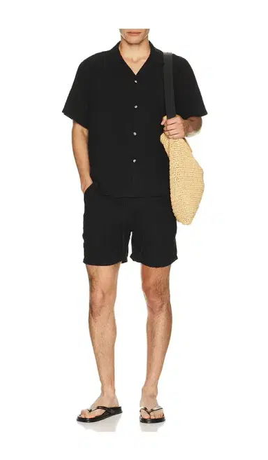 BATHER Linen Camp Shirt | Thumbnail 3