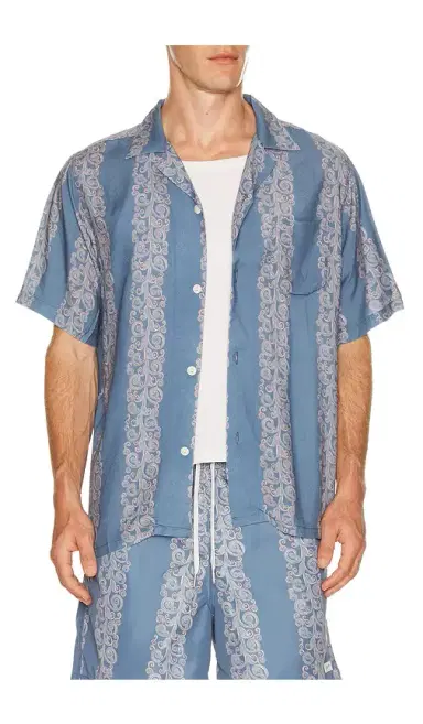 BATHER Coral Fiesta Printed Camp Shirt | Thumbnail 1