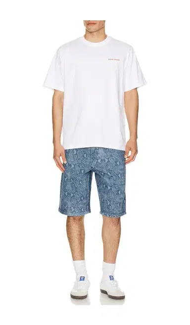 Daily Paper Snake Laser Denim Shorts | Thumbnail 3 Daily Paper Snake Laser Denim Shorts | Thumbnail 3