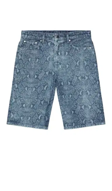 Daily Paper Snake Laser Denim Shorts | Thumbnail 4 Daily Paper Snake Laser Denim Shorts | Thumbnail 4