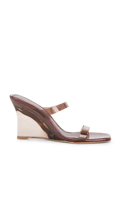 Stuart Weitzman Vinnie Lucite Slide 100 Sandal