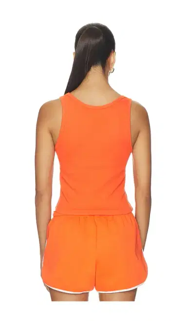 perfectwhitetee Blondie Structured Rib Bra Friendly Tank | Thumbnail 3