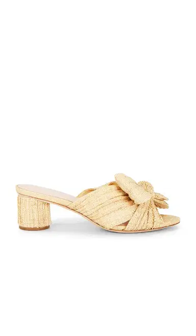 Loeffler Randall Emilia Pleated Knot Mule | Thumbnail 1 Loeffler Randall Emilia Pleated Knot Mule | Thumbnail 1