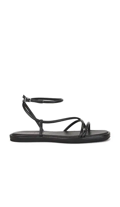 Loeffler Randall Noor Strappy Ankle Wrap Flat Sandal