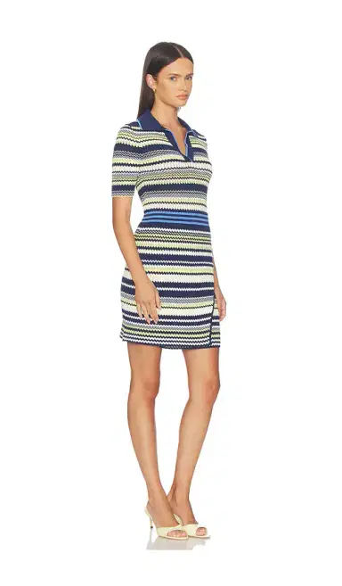 SIMKHAI Lira Polo Wrap Mini Dress | Thumbnail 2