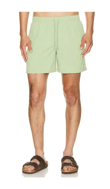 BATHER Solid Moss Swim Trunks | Thumbnail 1 BATHER Solid Moss Swim Trunks | Thumbnail 1
