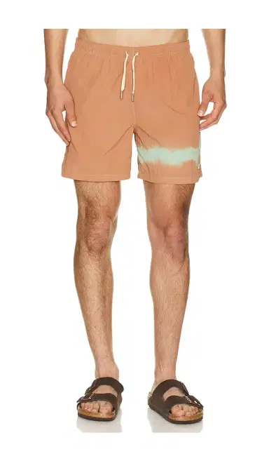 BATHER Madder Blue Overdyed Swim Trunks | Thumbnail 1