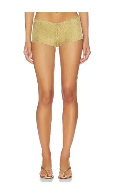 Guizio Relaxed Metallic Short | Thumbnail 1 Guizio Relaxed Metallic Short | Thumbnail 1