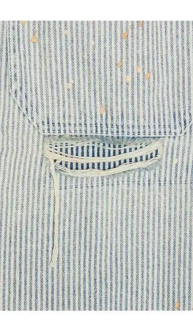 Jaded London Distressed Pinstripe Carpenter Jorts | Thumbnail 6 Jaded London Distressed Pinstripe Carpenter Jorts | Thumbnail 6
