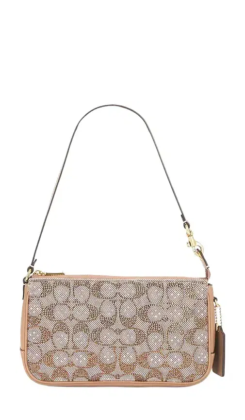 Crystal Signature Jacquard Plaza Bag