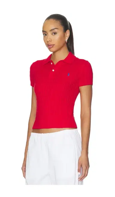 Polo Ralph Lauren Short Sleeve Collared Pullover Sweater | Thumbnail 2