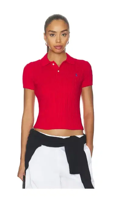 Polo Ralph Lauren Short Sleeve Collared Pullover Sweater | Thumbnail 1