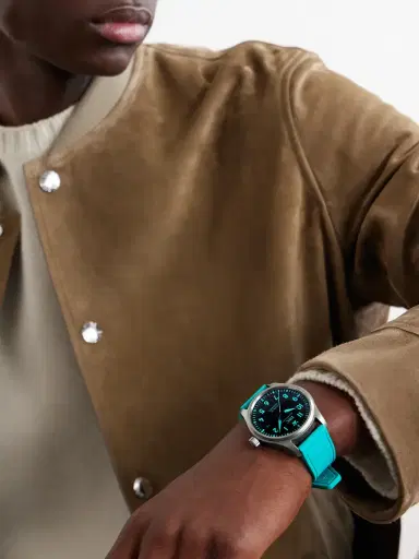 IWC SCHAFFHAUSEN Mercedes-AMG PETRONAS Formula One™ Team Pilot's Mark XX Automatic 40mm Titanium and Rubber Watch, Ref. No. IW328210 - Men | Thumbnail 2 IWC SCHAFFHAUSEN Mercedes-AMG PETRONAS Formula One™ Team Pilot's Mark XX Automatic 40mm Titanium and Rubber Watch, Ref. No. IW328210 - Men | Thumbnail 2