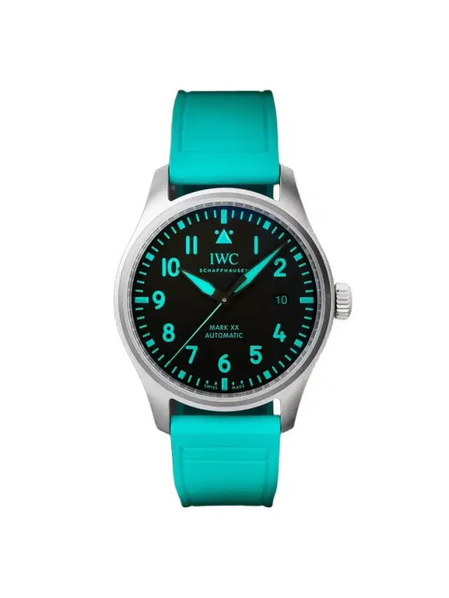 Mercedes-AMG PETRONAS Formula One™ Team Pilot's Mark XX Automatic 40mm Titanium and Rubber Watch, Ref. No. IW328210 - Men