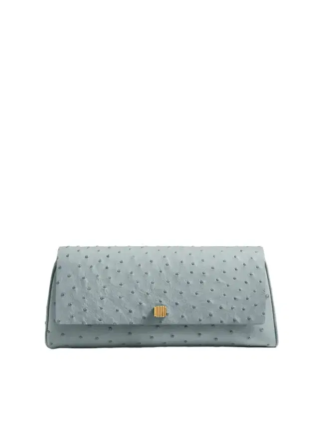 Khaite Audrey Clutch In Frost