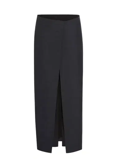 Khaite Tal Skirt In Dark Navy | Thumbnail 1 Khaite Tal Skirt In Dark Navy | Thumbnail 1