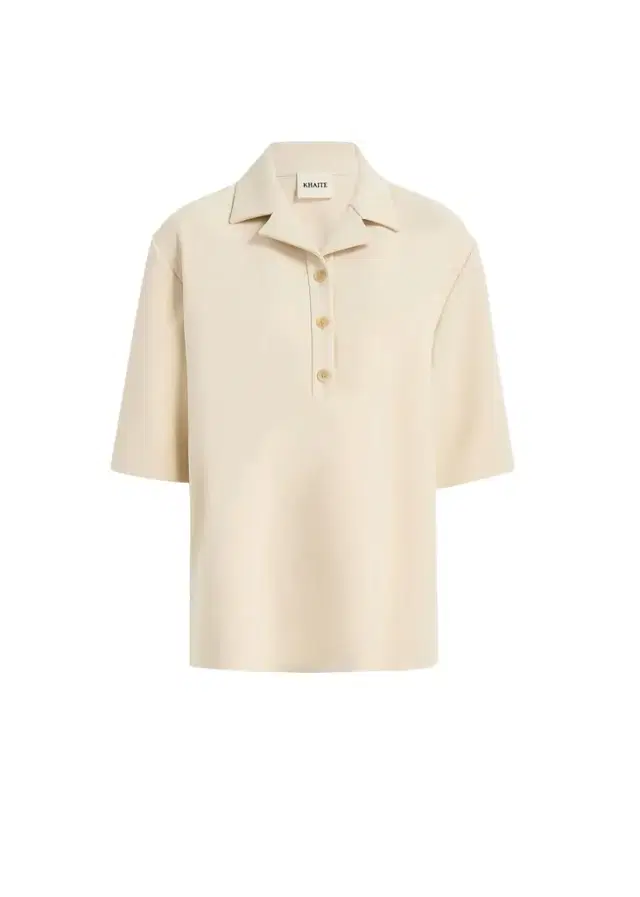 Khaite Loucin Top In Ivory Glow