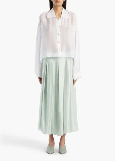 Khaite Bodine Top In Chalk | Thumbnail 2 Khaite Bodine Top In Chalk | Thumbnail 2