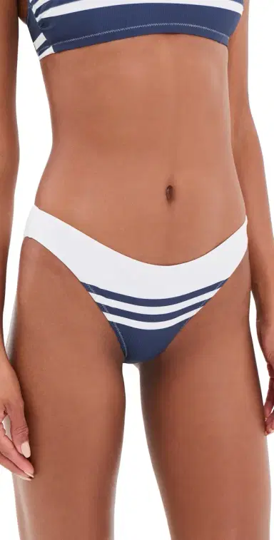 Lemlem Meron Brief Bikini Bottoms Ayele Navy L | Thumbnail 1