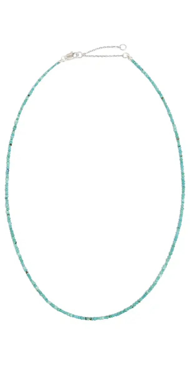 SHASHI Aisha Gemstone Necklace in Turquoise Turquoise One Size
