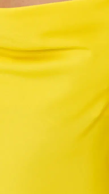 Stella McCartney Slip Satin Dress Bright Yellow | Thumbnail 6