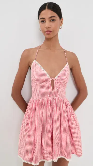 LoveShackFancy Khloe Dress Berry Bramble | Thumbnail 2
