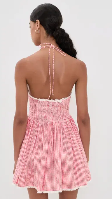 LoveShackFancy Khloe Dress Berry Bramble | Thumbnail 3