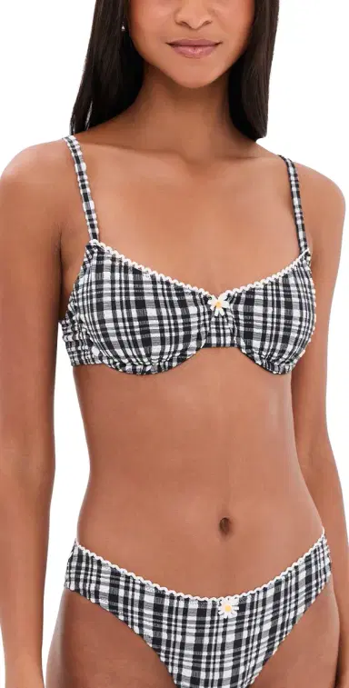 Solid & Striped The Daphne Bikini Top Noir M | Thumbnail 1