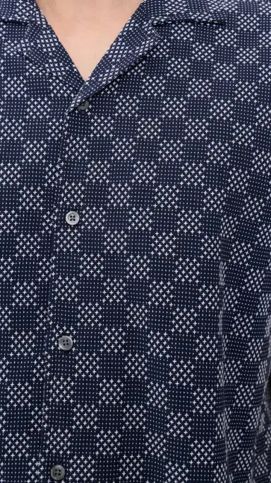 RAILS Kin Button Down hirt Navy ashiko | Thumbnail 6 RAILS Kin Button Down hirt Navy ashiko | Thumbnail 6
