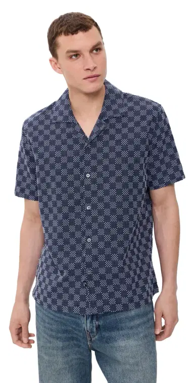 RAILS Kin Button Down hirt Navy ashiko | Thumbnail 1 RAILS Kin Button Down hirt Navy ashiko | Thumbnail 1