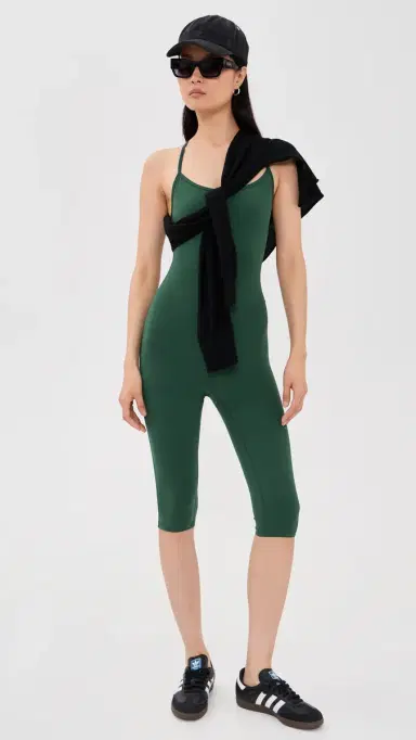 Year of Ours Studio Capri Romper Turf L | Thumbnail 5