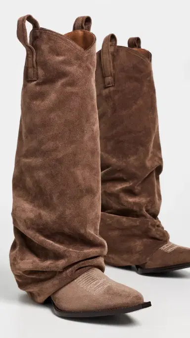 R13 Mid Cowboy Boots with Sleeve Brown | Thumbnail 5 R13 Mid Cowboy Boots with Sleeve Brown | Thumbnail 5
