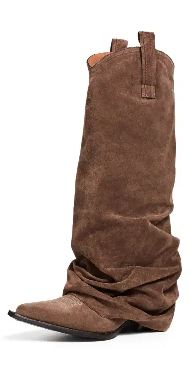 R13 Mid Cowboy Boots with Sleeve Brown | Thumbnail 1 R13 Mid Cowboy Boots with Sleeve Brown | Thumbnail 1