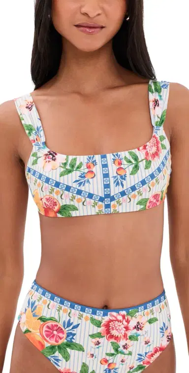 Agua Bendita Sele Basket Bikini Top Multicolor M | Thumbnail 1