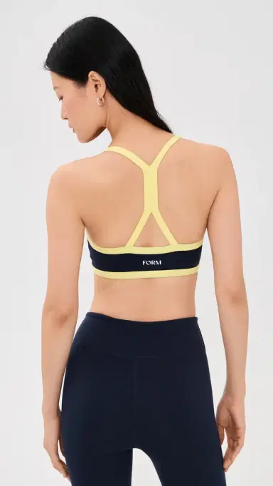 FORM V Neck Bra Navy/Lemon XS | Thumbnail 3