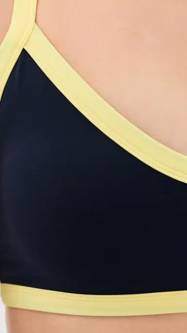 FORM V Neck Bra Navy/Lemon XS | Thumbnail 6
