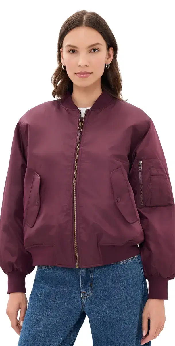 ANINE BING eon Bomber Jacket Fig