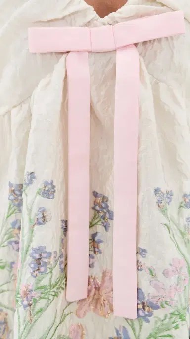 endless rose Jacquard Mini Dress Cream ulti | Thumbnail 6