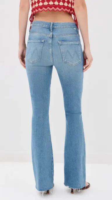 Mother The Weekender Fray Flare Jeans | Thumbnail 3 Mother The Weekender Fray Flare Jeans | Thumbnail 3