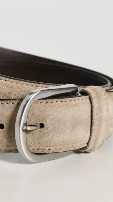 Anderson's Suede Belt Tan F1 | Thumbnail 4