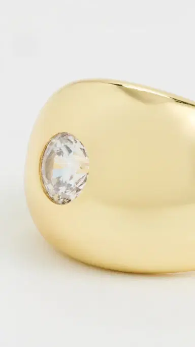 Galley Los Angeles Kelsey Pinky Ring Sterling Silver Plated/Gold | Thumbnail 5