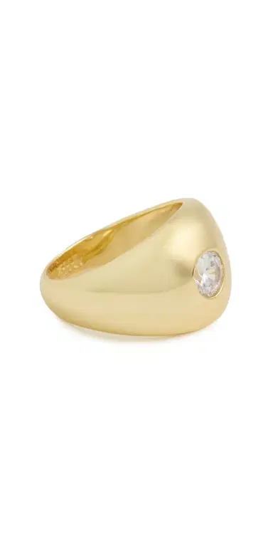 Galley Los Angeles Kelsey Pinky Ring Sterling Silver Plated/Gold | Thumbnail 1