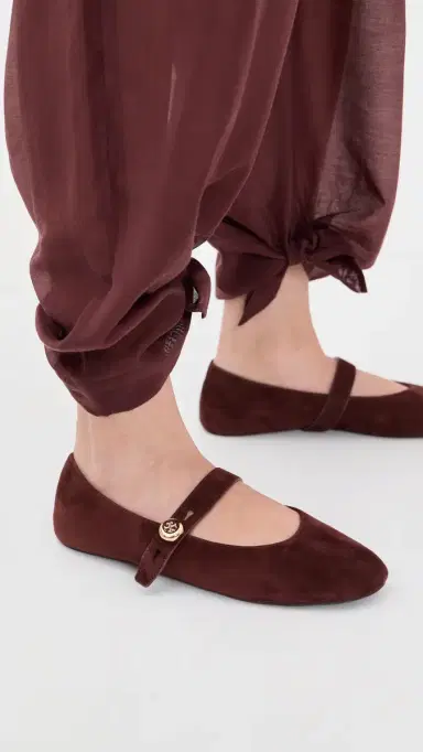 Tory Burch Romy Mary Jane Flats Warm Brownie | Thumbnail 3