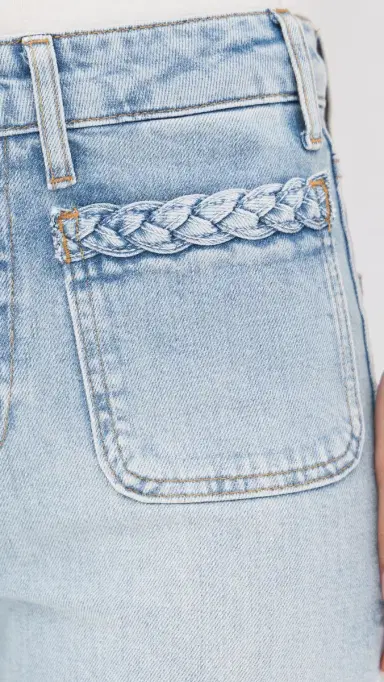 PAIGE Sofia Braided Patch Pocket Jeans Montebello | Thumbnail 6 PAIGE Sofia Braided Patch Pocket Jeans Montebello | Thumbnail 6