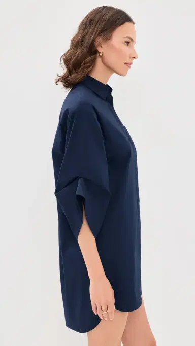 Staud Nico Mini Dress Navy | Thumbnail 5 Staud Nico Mini Dress Navy | Thumbnail 5