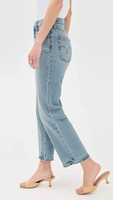 Levi's Ribcage Straight Ankle Jeans Let's Share 27 | Thumbnail 4 Levi's Ribcage Straight Ankle Jeans Let's Share 27 | Thumbnail 4
