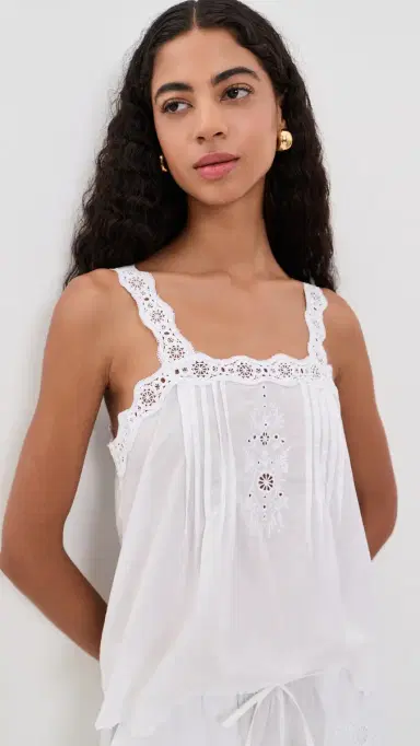 XÍRENA Abby Top White | Thumbnail 2