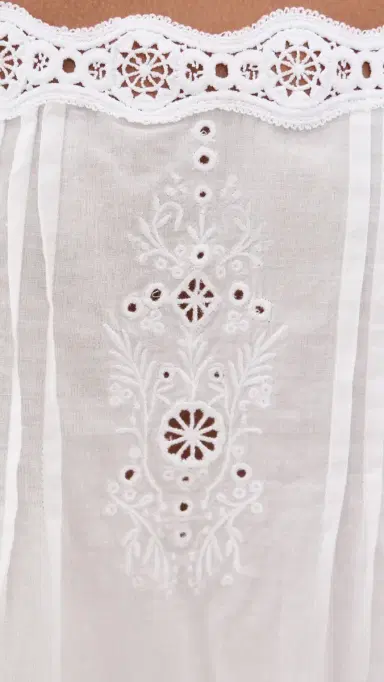 XÍRENA Abby Top White | Thumbnail 6