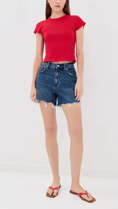 DAZE Crossroads Loose Denim Shorts | Thumbnail 5 DAZE Crossroads Loose Denim Shorts | Thumbnail 5